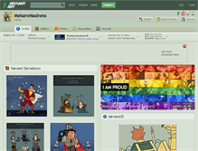 Tablet Screenshot of mekaremadness.deviantart.com