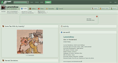 Desktop Screenshot of lamentsrose.deviantart.com