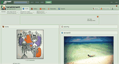 Desktop Screenshot of harsainiersanti.deviantart.com