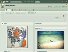 Tablet Screenshot of harsainiersanti.deviantart.com