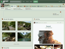 Tablet Screenshot of fonaric.deviantart.com