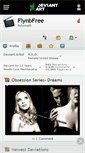 Mobile Screenshot of flynbfree.deviantart.com