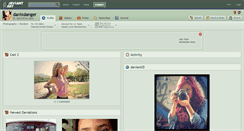 Desktop Screenshot of danixdanger.deviantart.com