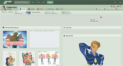 Desktop Screenshot of cyberwinx.deviantart.com