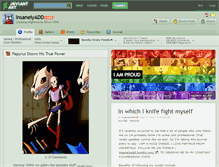 Tablet Screenshot of insanelyadd.deviantart.com