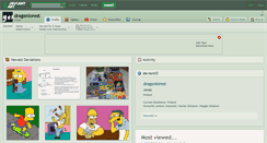 Desktop Screenshot of dragonlorest.deviantart.com