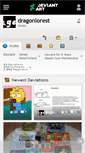 Mobile Screenshot of dragonlorest.deviantart.com