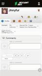 Mobile Screenshot of jinnyfur.deviantart.com