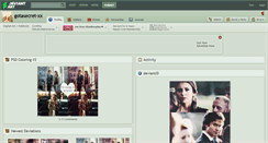 Desktop Screenshot of gotasecret-xx.deviantart.com