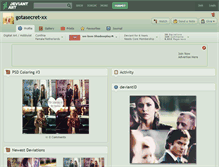Tablet Screenshot of gotasecret-xx.deviantart.com