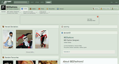 Desktop Screenshot of beefashions.deviantart.com