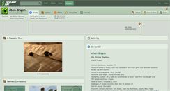 Desktop Screenshot of ebon-dragon.deviantart.com