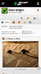 Mobile Screenshot of ebon-dragon.deviantart.com