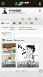 Mobile Screenshot of el-badger.deviantart.com