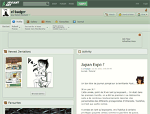 Tablet Screenshot of el-badger.deviantart.com