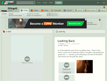 Tablet Screenshot of littlegett.deviantart.com
