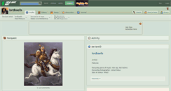 Desktop Screenshot of lordbaells.deviantart.com