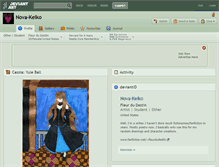 Tablet Screenshot of nova-keiko.deviantart.com