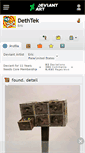 Mobile Screenshot of dethtek.deviantart.com