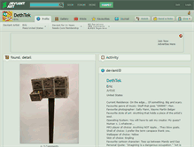 Tablet Screenshot of dethtek.deviantart.com
