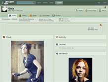 Tablet Screenshot of njuta.deviantart.com