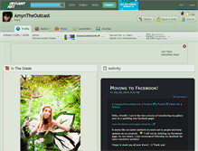 Tablet Screenshot of amyntheoutcast.deviantart.com