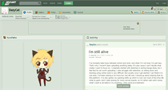 Desktop Screenshot of dazycat.deviantart.com