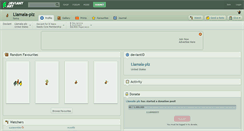 Desktop Screenshot of llamala-plz.deviantart.com