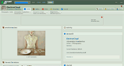 Desktop Screenshot of electroncloud.deviantart.com