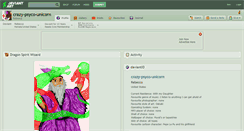 Desktop Screenshot of crazy-psyco-unicorn.deviantart.com