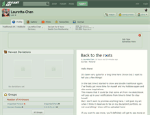 Tablet Screenshot of lauretta-chan.deviantart.com