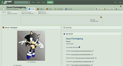 Desktop Screenshot of dexenthehedgehog.deviantart.com