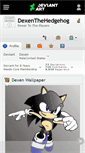 Mobile Screenshot of dexenthehedgehog.deviantart.com