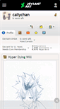 Mobile Screenshot of callychan.deviantart.com