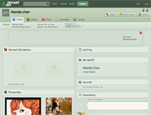Tablet Screenshot of manda-chan.deviantart.com