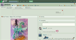 Desktop Screenshot of lilacgrove.deviantart.com