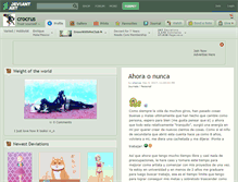 Tablet Screenshot of crocrus.deviantart.com