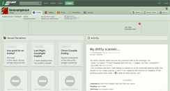 Desktop Screenshot of ilovevampires4.deviantart.com