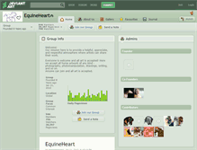 Tablet Screenshot of equineheart.deviantart.com