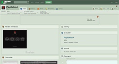Desktop Screenshot of playstation4.deviantart.com