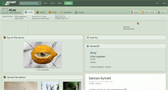 Desktop Screenshot of mlep.deviantart.com