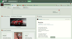 Desktop Screenshot of lamboman7.deviantart.com