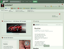 Tablet Screenshot of lamboman7.deviantart.com