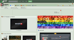 Desktop Screenshot of matorel.deviantart.com