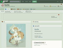 Tablet Screenshot of kuuyon.deviantart.com