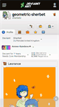 Mobile Screenshot of geometric-sherbet.deviantart.com