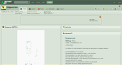 Desktop Screenshot of kingnecross.deviantart.com