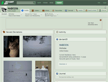Tablet Screenshot of nab0206.deviantart.com