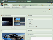 Tablet Screenshot of chibo.deviantart.com