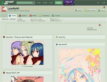 Tablet Screenshot of lynettens.deviantart.com